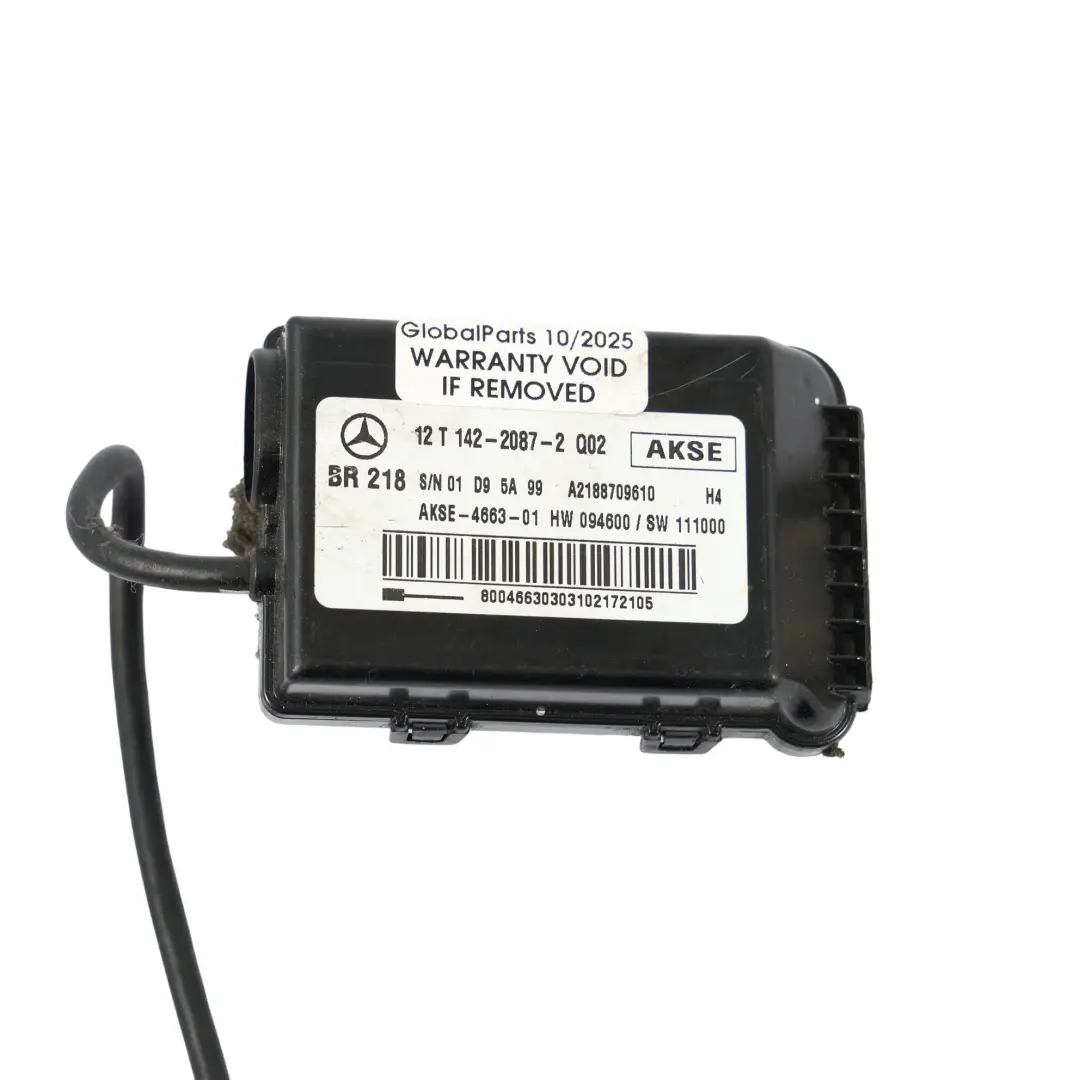 Mercedes W218 Sensormatte Vordersitz Belegung Erkennungseinheit - SKU A2188709610 - Teilenummer A2188709610