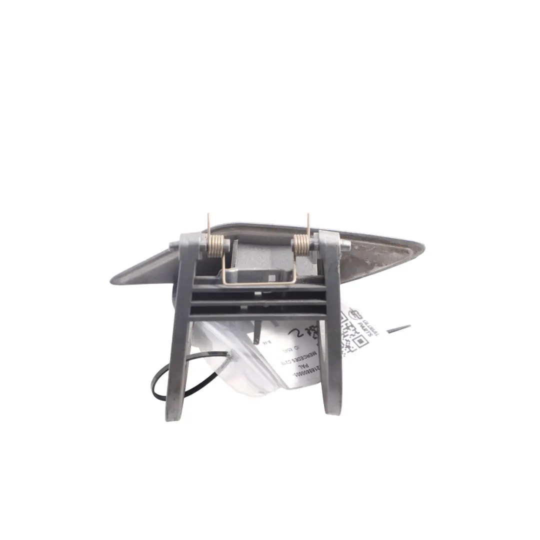 Headlight Washer Flap Front Right O/S Palladium Silver - 792 to Mercedes C218 X218 with Part number A2188800505 Mercedes C218 X218 Headlight Washer Flap Front Right O/S Palladium Silver - 792 - SKU A2188800505-PAL - Part number A2188800505