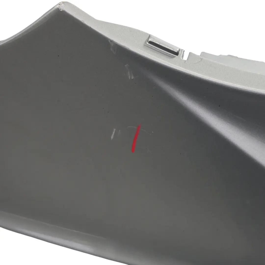 Bumper AMG Trim Panel Cover Palladium Silver Metallic - 792 to Mercedes C218 Rear with Part number A2188800540 Mercedes C218 Rear Bumper AMG Trim Panel Cover Palladium Silver Metallic - 792 - SKU A2188800540-PAL - Part number A2188800540
