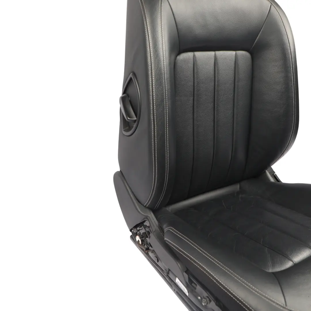 Mercedes X218 C218 Front Seat Heated Electric Leather Black Left N/S - SKU A2189100747-1 - Part number A2189100747
