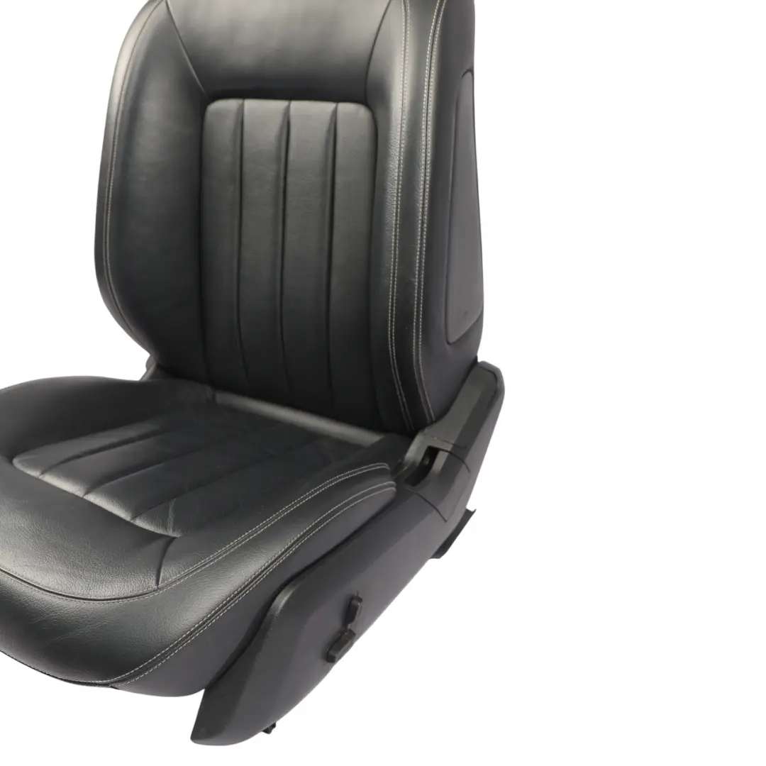 Mercedes X218 C218 Asiento Delantero Calefactable Eléctrico Cuero Negro Izq - SKU A2189100747-1 - Número de pieza A2189100747