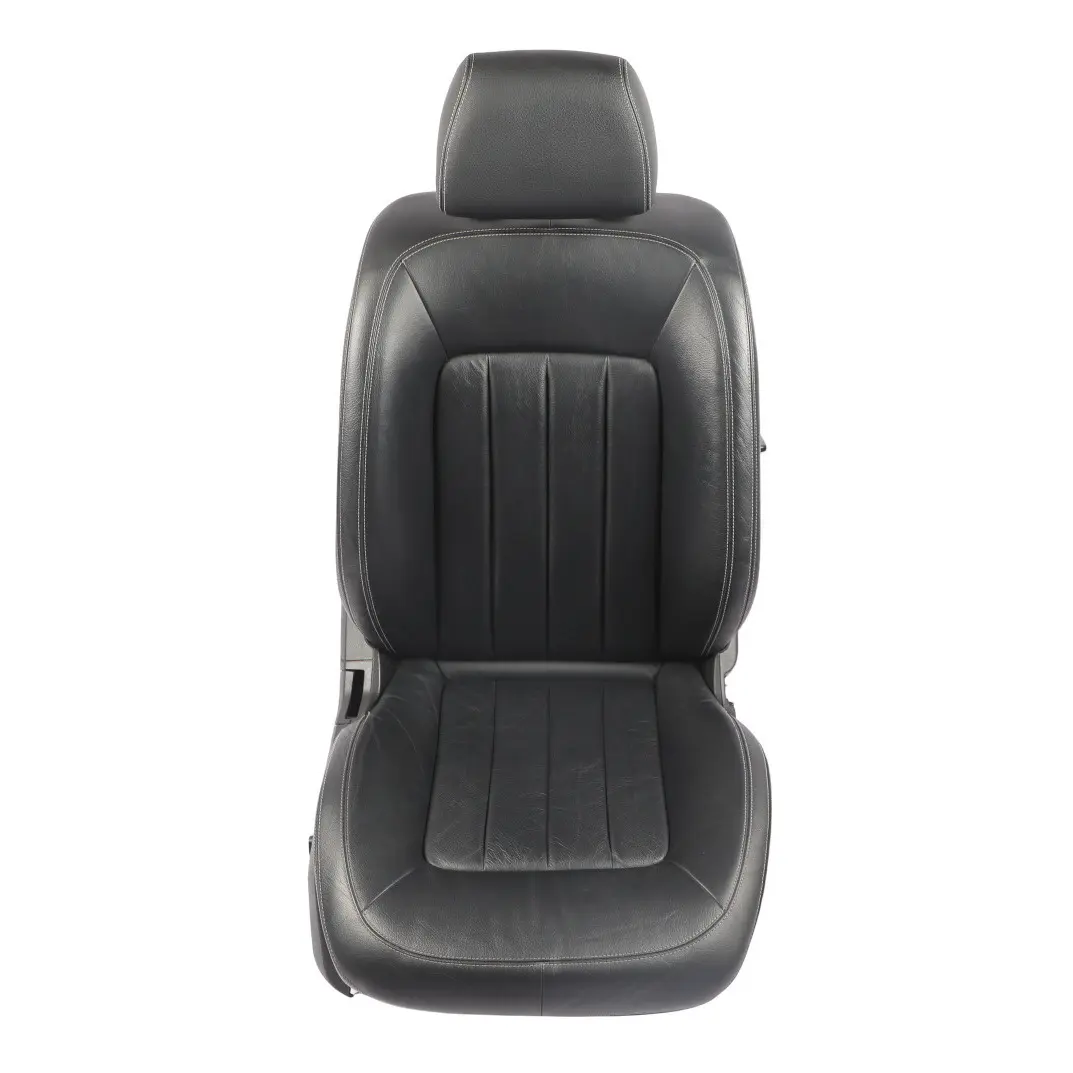 Mercedes CLS X218 Sedile anteriore destro riscaldato pelle nero bianco cuciture