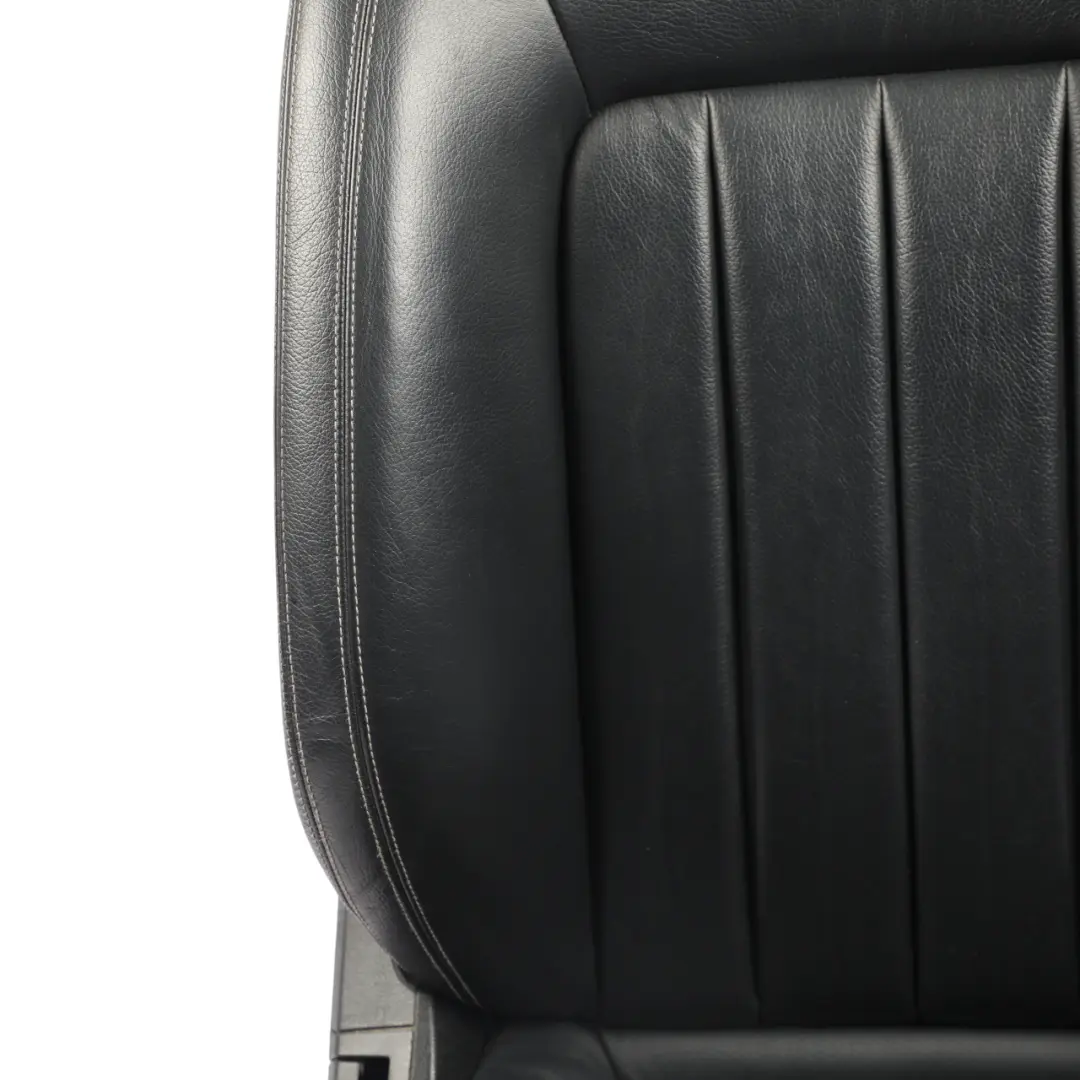 Mercedes CLS X218 Vorne Rechts Beheizter Sitz Leder Schwarz Weiß Naht Interieur - SKU A2189100847-1 - Teilenummer A2189100847