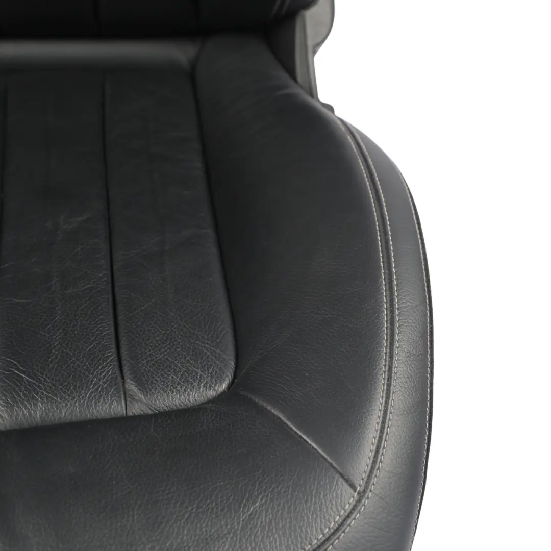 Delantero Derecho Asiento Calefactable Cuero Blanco Negro Costura para Mercedes X218 con número de pieza A2189100847 Mercedes X218 Delantero Derecho Asiento Calefactable Cuero Blanco Negro Costura - SKU A2189100847-1 - Número de pieza A2189100847