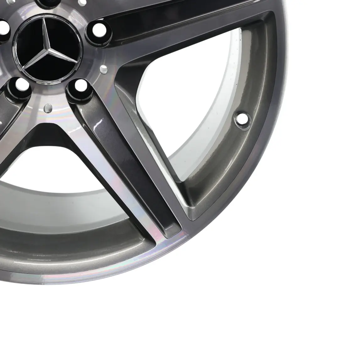 Mercedes CLS C219 AMG Rear Wheel Rim Alloy 18" 9,5J ET:28 5 Spoke - SKU A2194011802 - Part number A2194011802