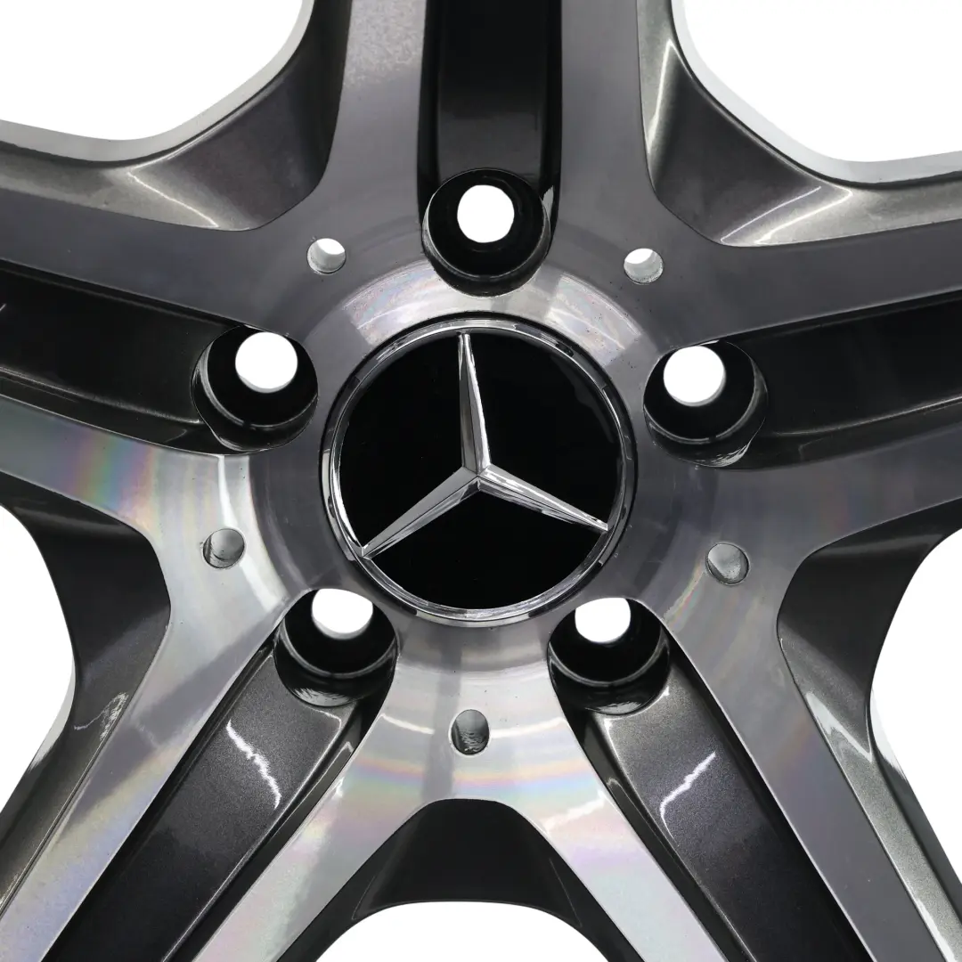 Rim Alloy 18" 9,5J ET:28 5 Spoke to Mercedes CLS C219 AMG Rear Wheel with Part number A2194011802 Mercedes CLS C219 AMG Rear Wheel Rim Alloy 18" 9,5J ET:28 5 Spoke - SKU A2194011802 - Part number A2194011802