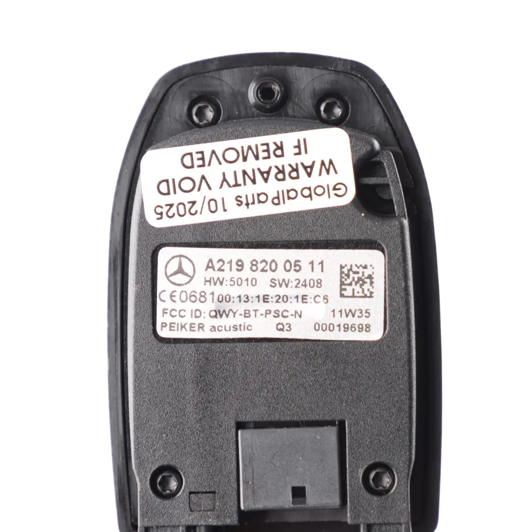 Contact Plate Adapter Phone Recording to Mercedes CL C216 Bluetec with Part number A2198200511 Mercedes CL C216 Bluetec Contact Plate Adapter Phone Recording - SKU A2198200511-1 - Part number A2198200511