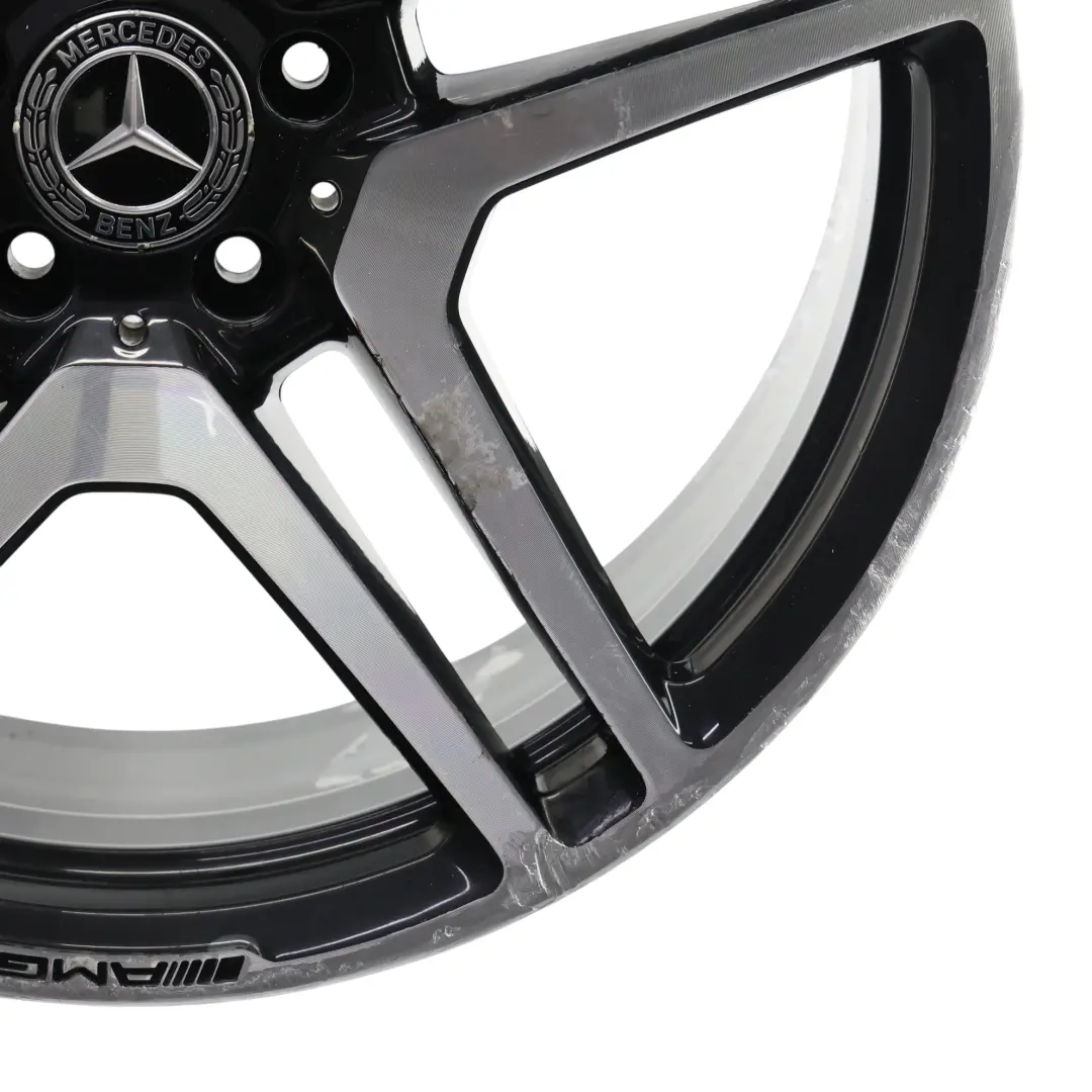Mercedes C216 W221 63 AMG Rear Wheel Alloy Rim 20" 9.5J ET43 - SKU A2214013202-2 - Part number A2214013202