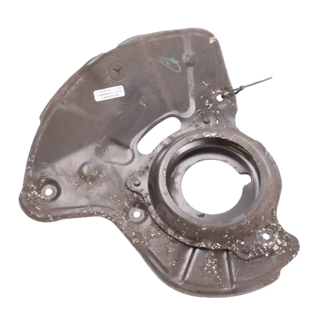 Brake Disc Plate Front Right O/S Protection Plate to Mercedes C216 W221 with Part number A2214202644 Mercedes C216 W221 Brake Disc Plate Front Right O/S Protection Plate - SKU A2214202644 - Part number A2214202644