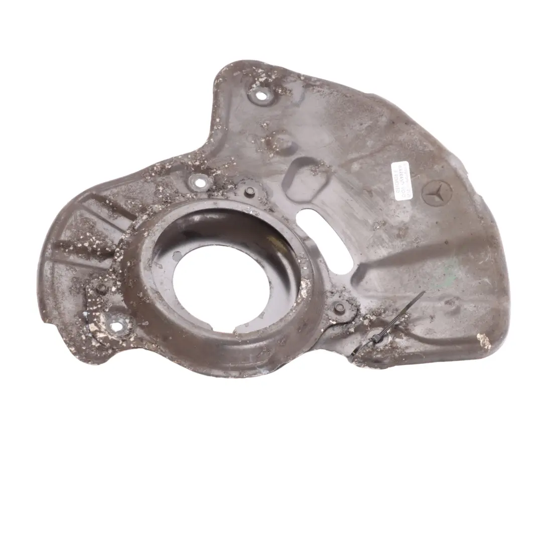 Brake Disc Plate Front Right O/S Protection Plate to Mercedes C216 W221 with Part number A2214202644 Mercedes C216 W221 Brake Disc Plate Front Right O/S Protection Plate - SKU A2214202644 - Part number A2214202644