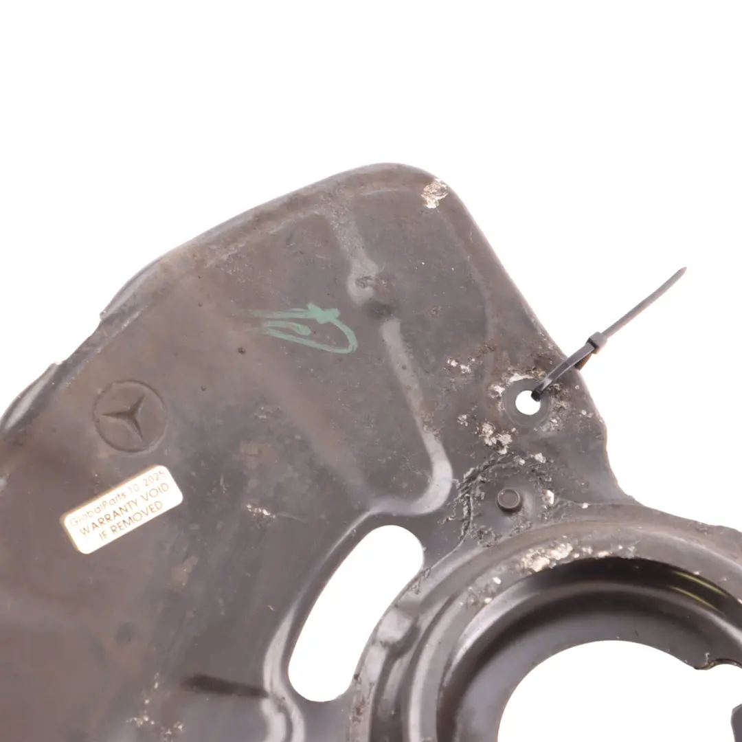 Brake Disc Plate Front Right O/S Protection Plate to Mercedes C216 W221 with Part number A2214202644 Mercedes C216 W221 Brake Disc Plate Front Right O/S Protection Plate - SKU A2214202644 - Part number A2214202644