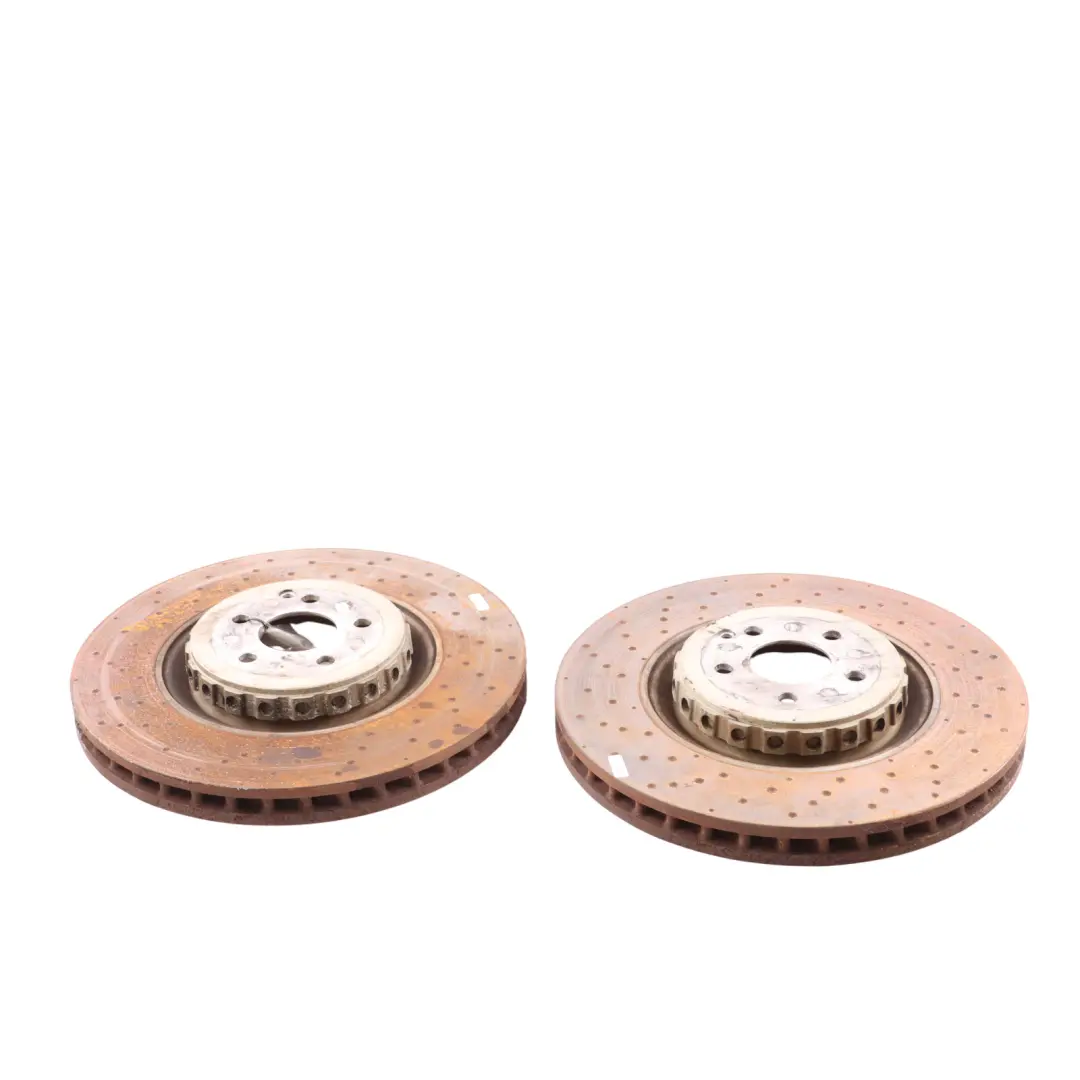 Front Wheel Brake Disc Left Right SET to Mercedes C216 W221 with Part number A2214211312 Mercedes C216 W221 Front Wheel Brake Disc Left Right SET - SKU A2214211312 - Part number A2214211312