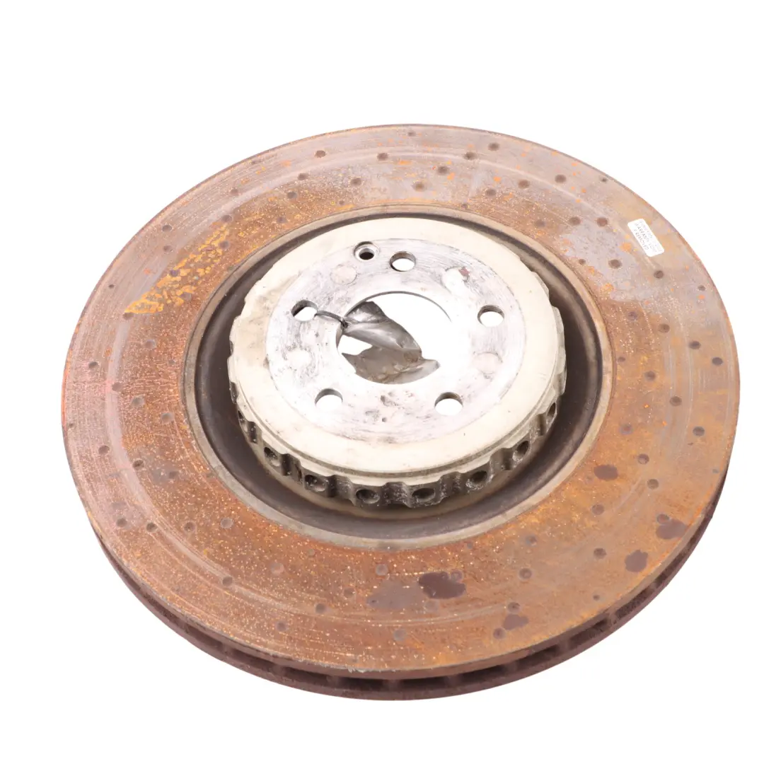 Mercedes C216 W221 Front Wheel Brake Disc Left Right SET - SKU A2214211312 - Part number A2214211312