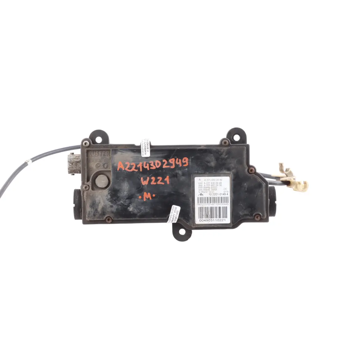 Electrical Handbrake Parking Adjuster Actuator A2214302849 to Mercedes W221 C216 with Part number A2214302949 Mercedes W221 C216 Electrical Handbrake Parking Adjuster Actuator A2214302849 - SKU A2214302949-1 - Part number A2214302949