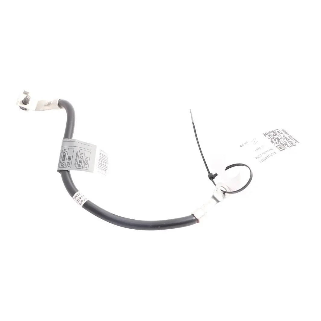 Mercedes C216 W221 Battery Cable Negative Backup Wire A2215400231