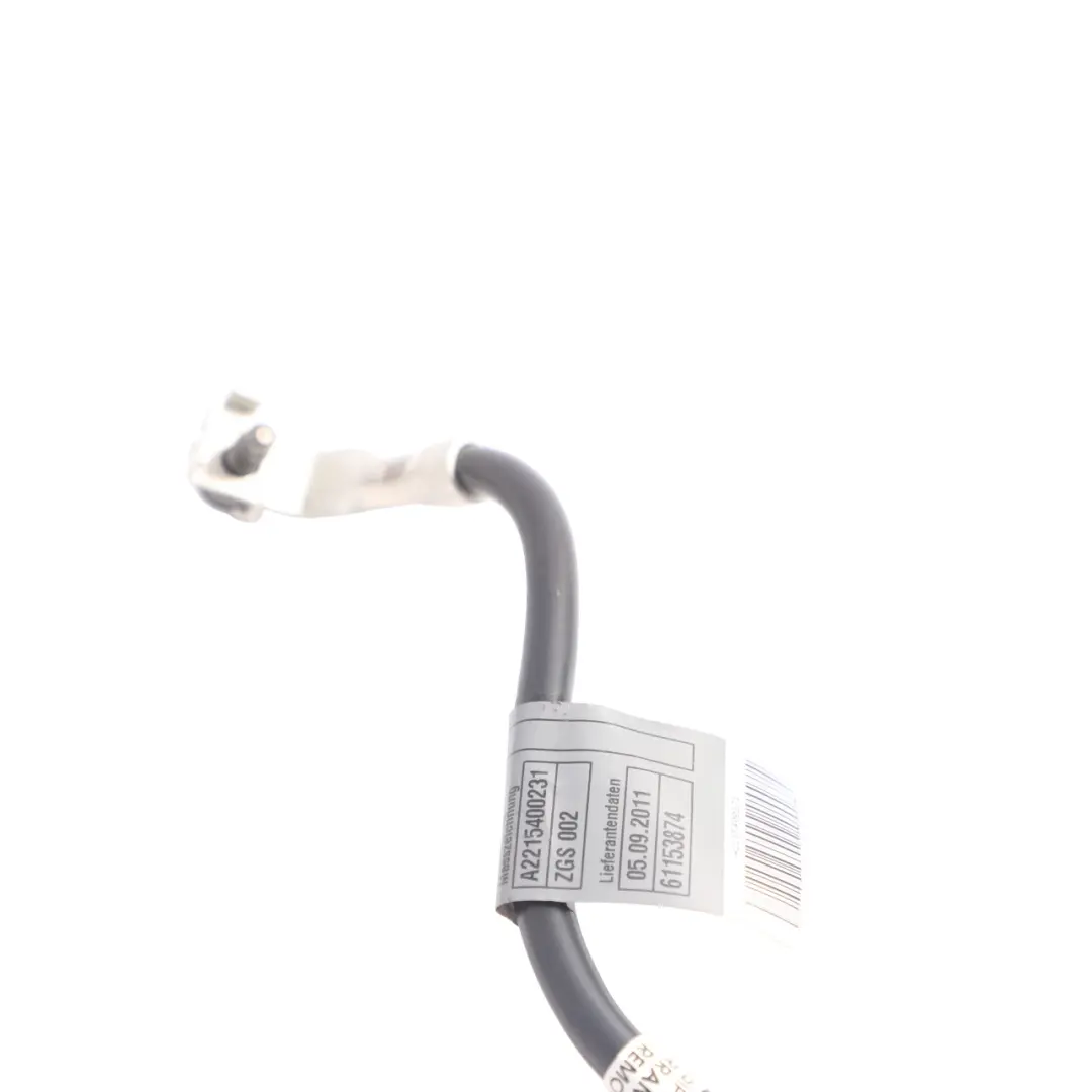 Cable Negative Backup Wire to Mercedes C216 W221 Battery with Part number A2215400231 Mercedes C216 W221 Battery Cable Negative Backup Wire - SKU A2215400231 - Part number A2215400231