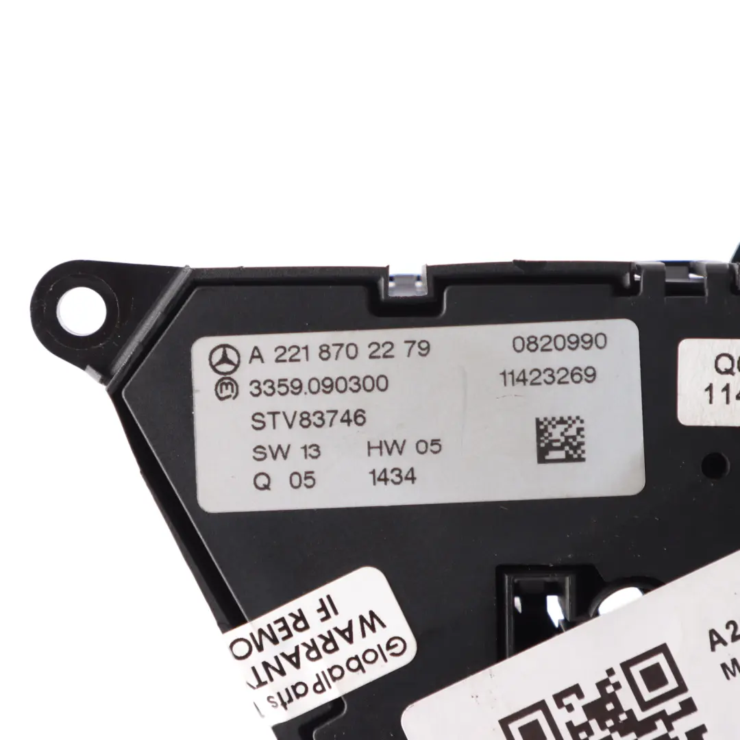 Switch Panel Adjust Front Left N/S Memory Heated A2218702179 to Mercedes W221 Seat with Part number A2218702279 Mercedes W221 Seat Switch Panel Adjust Front Left N/S Memory Heated A2218702179 - SKU RHD-A2218702279 - Part number A2218702279