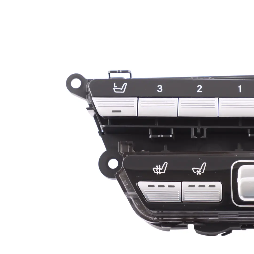 Mercedes W221 Seat Switch Panel Front Left N/S Memory Ventilated - SKU RHD-A2218702379 - Part number A2218702379