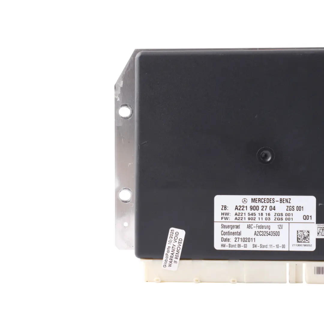 ABC Suspension Module Control Unit ECU CL63 to Mercedes CL C216 with Part number A2219002704 Mercedes CL C216 ABC Suspension Module Control Unit ECU CL63 - SKU A2219002704 - Part number A2219002704
