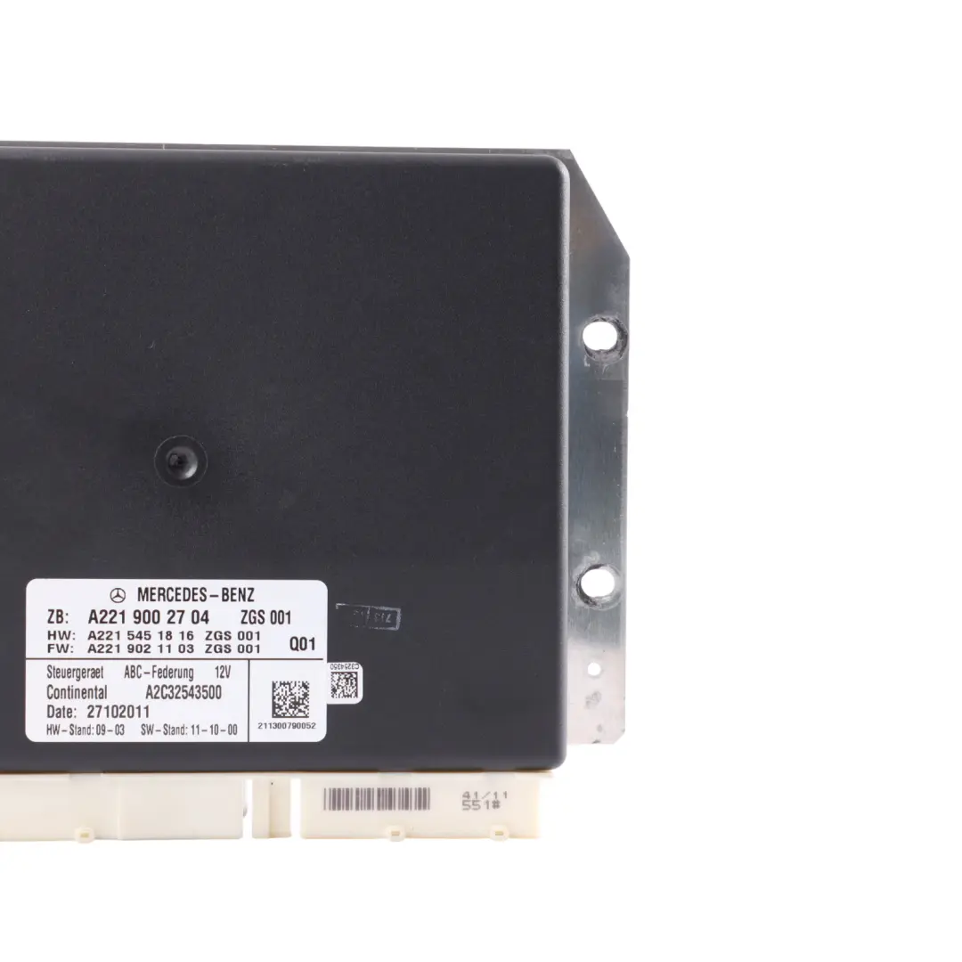 ABC Suspension Module Control Unit ECU CL63 to Mercedes CL C216 with Part number A2219002704 Mercedes CL C216 ABC Suspension Module Control Unit ECU CL63 - SKU A2219002704 - Part number A2219002704