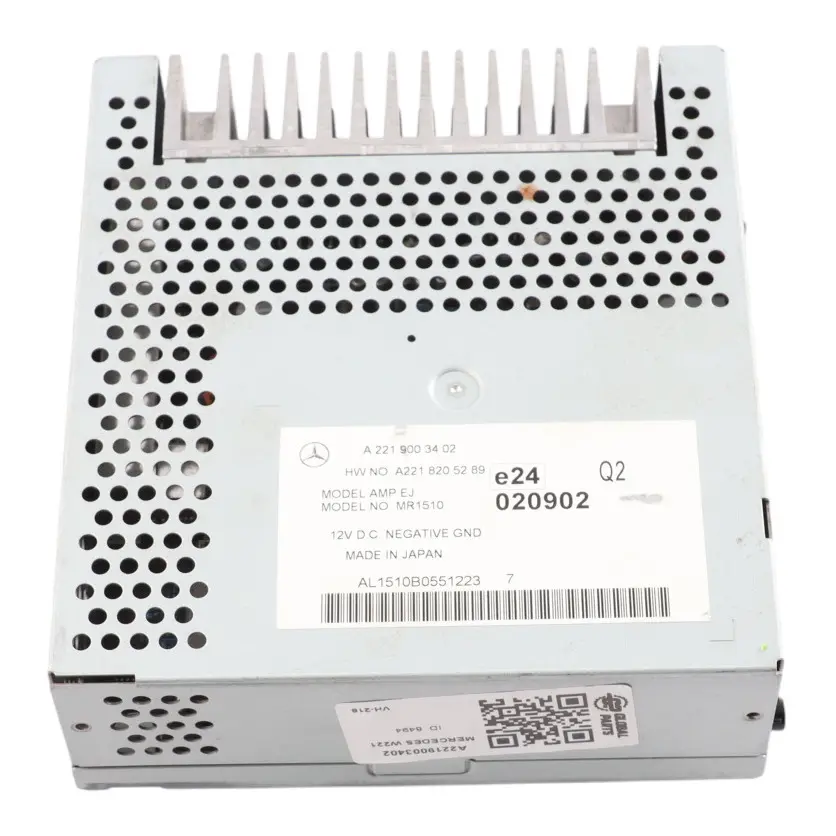 Audio Amplifier Mercedes W221 Sound Booster Control Unit Module to with Part number A2219003402 Audio Amplifier Mercedes W221 Sound Booster Control Unit Module - SKU A2219003402 - Part number A2219003402