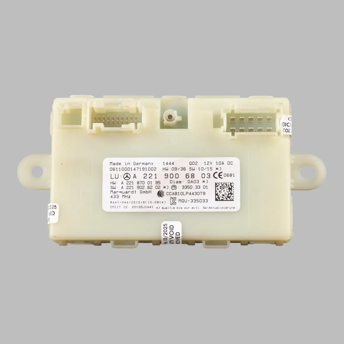 Mercedes CL C216 Keyless Go Entry Module Control Unit ECU A2219006803