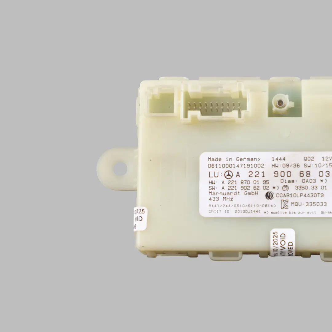 Mercedes CL C216 Keyless Go Entry Module Control Unit ECU - SKU A2219006803 - Part number A2219006803