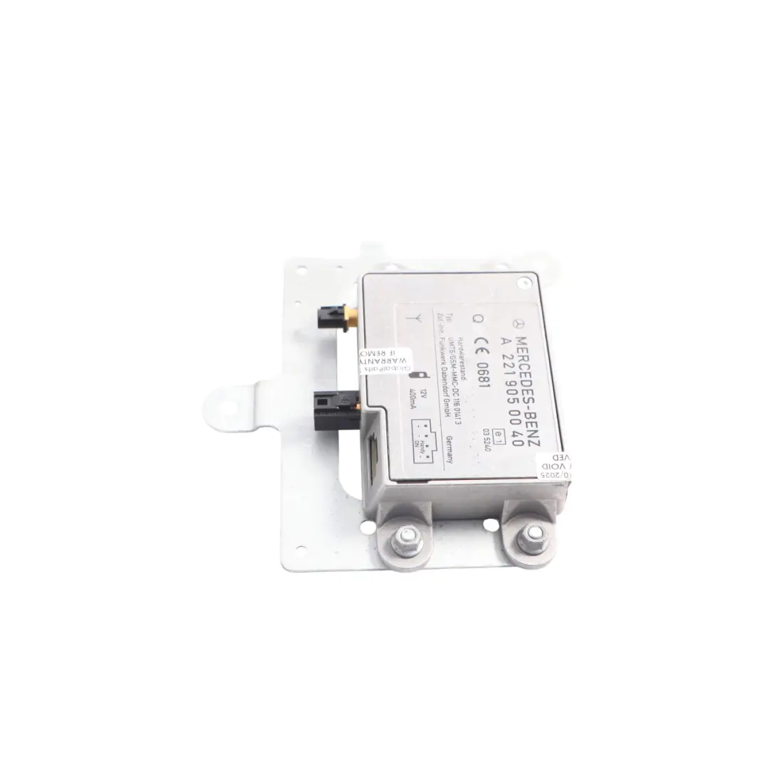 Aerial Antenna Amplifier Booster Module Unit Control to Mercedes C216 with Part number A2219050040 Mercedes C216 Aerial Antenna Amplifier Booster Module Unit Control - SKU A2219050040 - Part number A2219050040