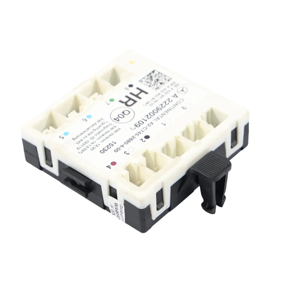 Módulo De Control Puerta Trasera Derecha para Mercedes W205 W222 con número de pieza A2229002109 Mercedes W205 W222 Módulo De Control Puerta Trasera Derecha - SKU A2229002109 - Número de pieza A2229002109