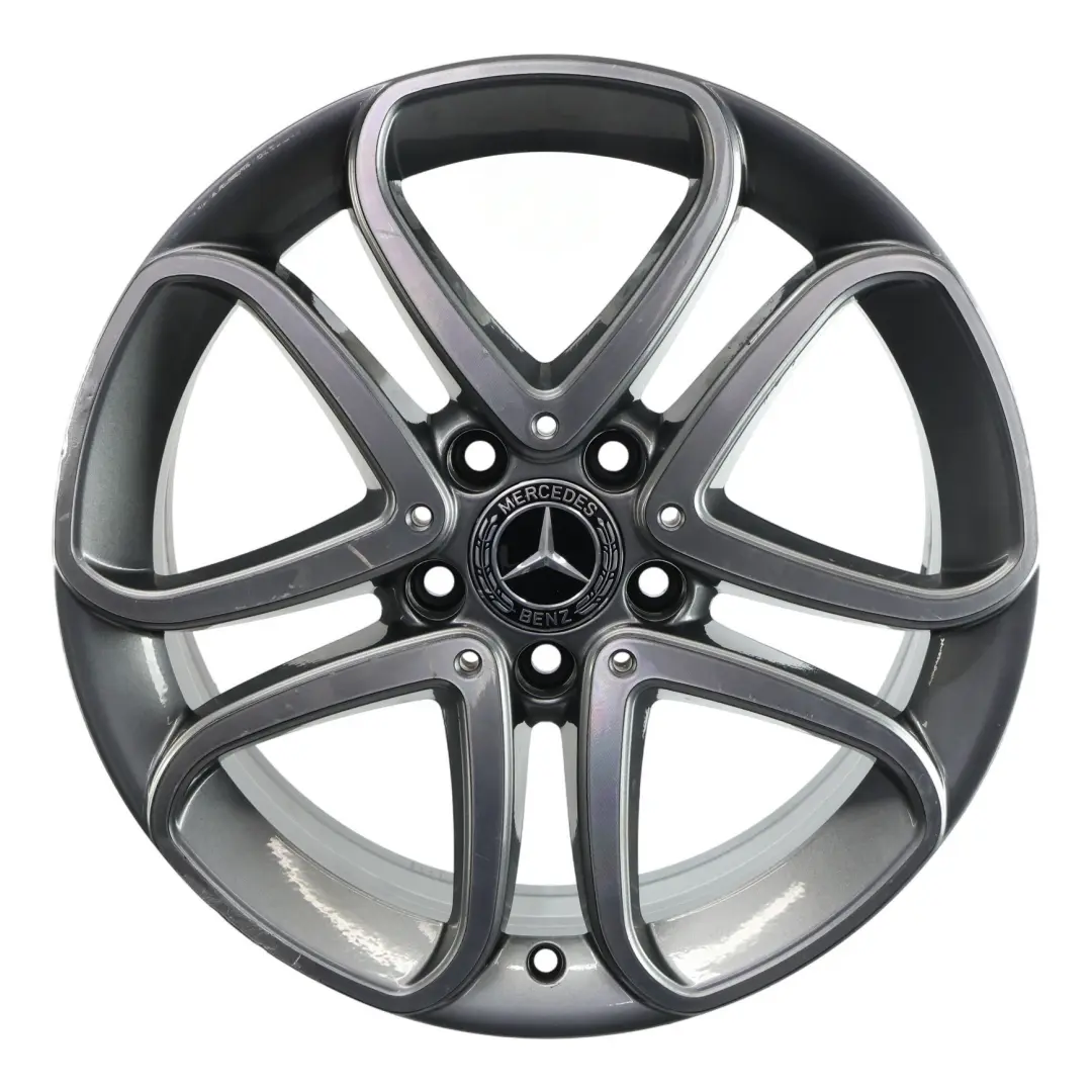 Mercedes W176 Llanta Aleación 17" 5 Radios Dobles ET:52.5 7.5J - SKU A2464010302-1 - Número de pieza A2464010302