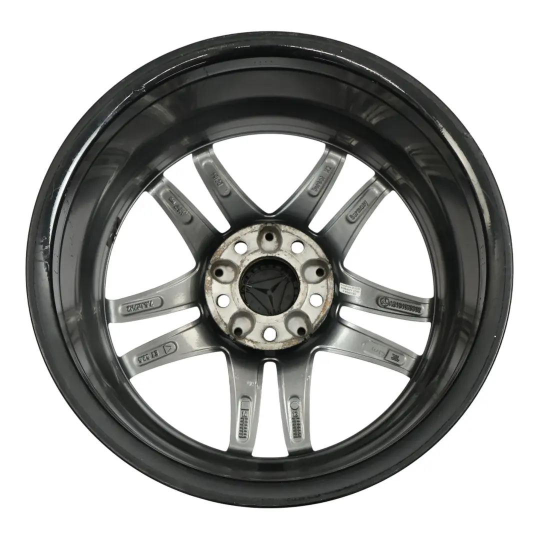 Mercedes W176 Felga Aluminiowa 17" 5 Double Spoke ET:52.5 7.5J - SKU A2464010302-1 - Numer Części A2464010302