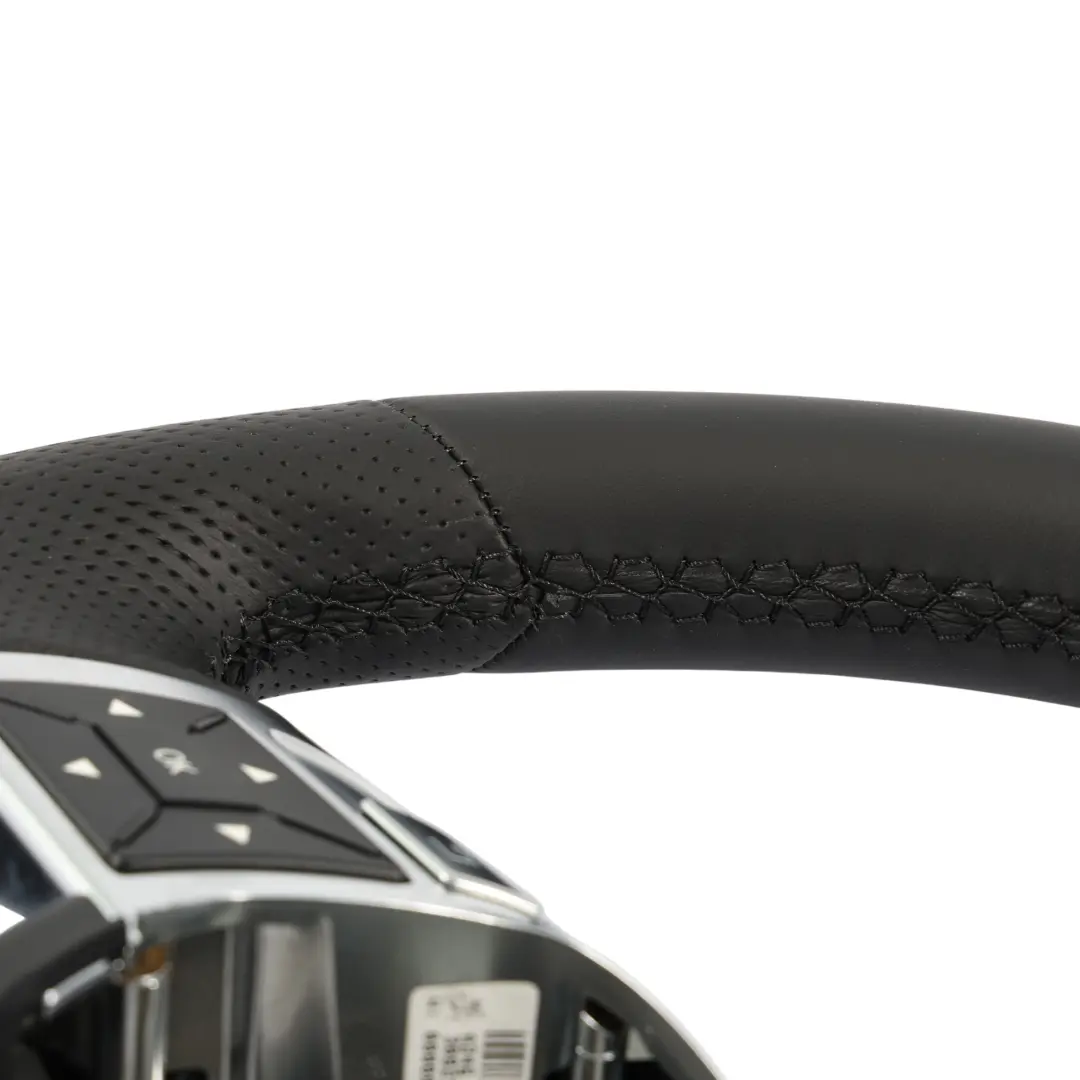 Mercedes W204 NEW Black Leather Steering Wheel Multifunction - SKU A2464605203-2 - Part number A2464605203