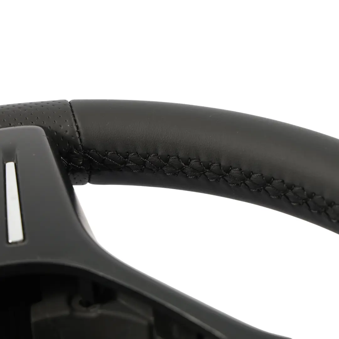 Mercedes W204 NEW Black Leather Steering Wheel Multifunction - SKU A2464605203-2 - Part number A2464605203