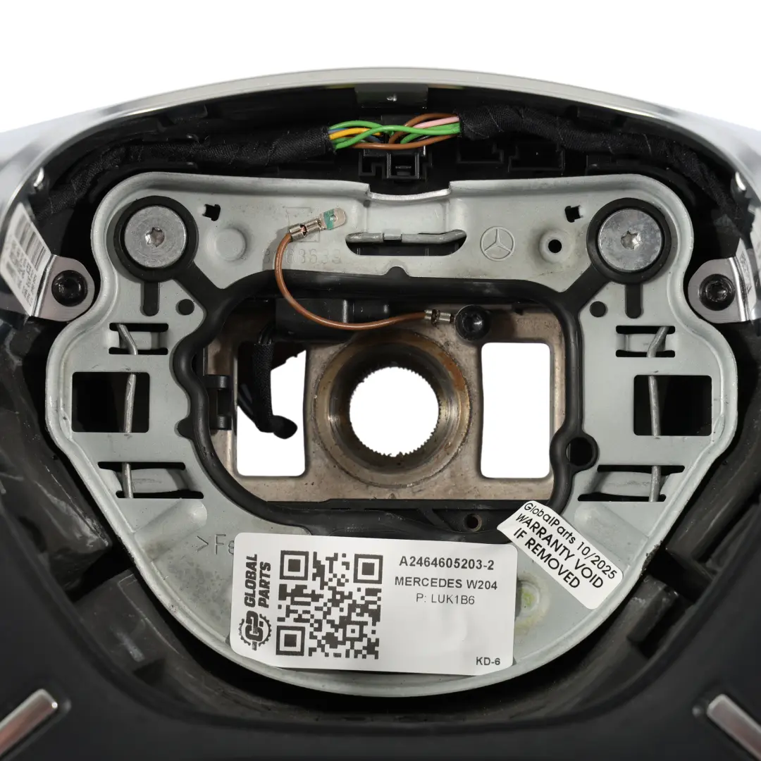 Mercedes W204 NUEVO Volante de Cuero Negro Multifunción - SKU A2464605203-2 - Número de pieza A2464605203