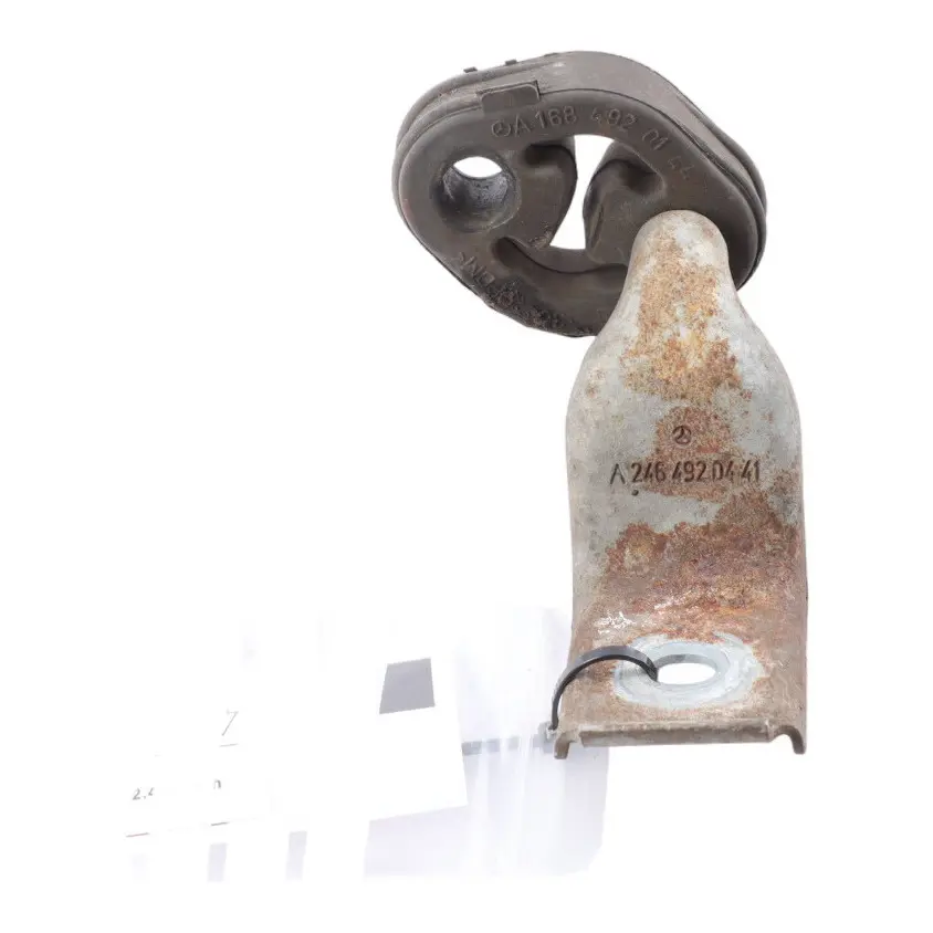 Central Exhaust System Bracket Mount Holder to Mercedes W176 W246 with Part number A2464920441 Mercedes W176 W246 Central Exhaust System Bracket Mount Holder - SKU A2464920441 - Part number A2464920441