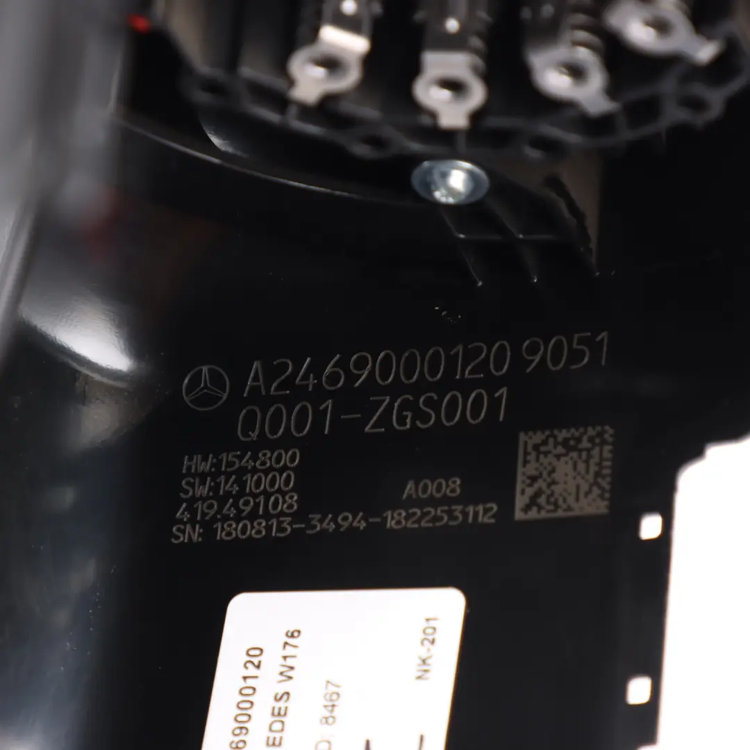 Steering Column Switch Cluster Wiper Stalk Slip Squib to Mercedes W176 with Part number A2469000120 Mercedes W176 Steering Column Switch Cluster Wiper Stalk Slip Squib - SKU A2469000120 - Part number A2469000120