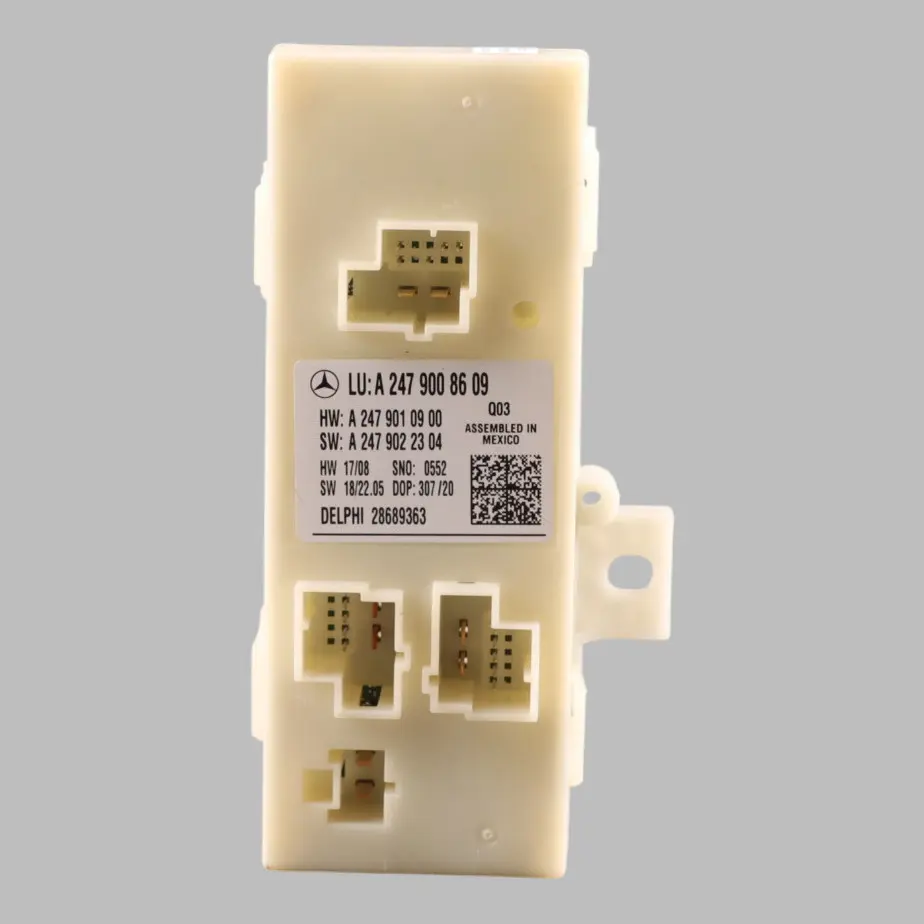 Boot Lid Tailgate ECU Control Unit Module to Mercedes X118 W247 with Part number A2479008609 Mercedes X118 W247 Boot Lid Tailgate ECU Control Unit Module - SKU A2479008609 - Part number A2479008609