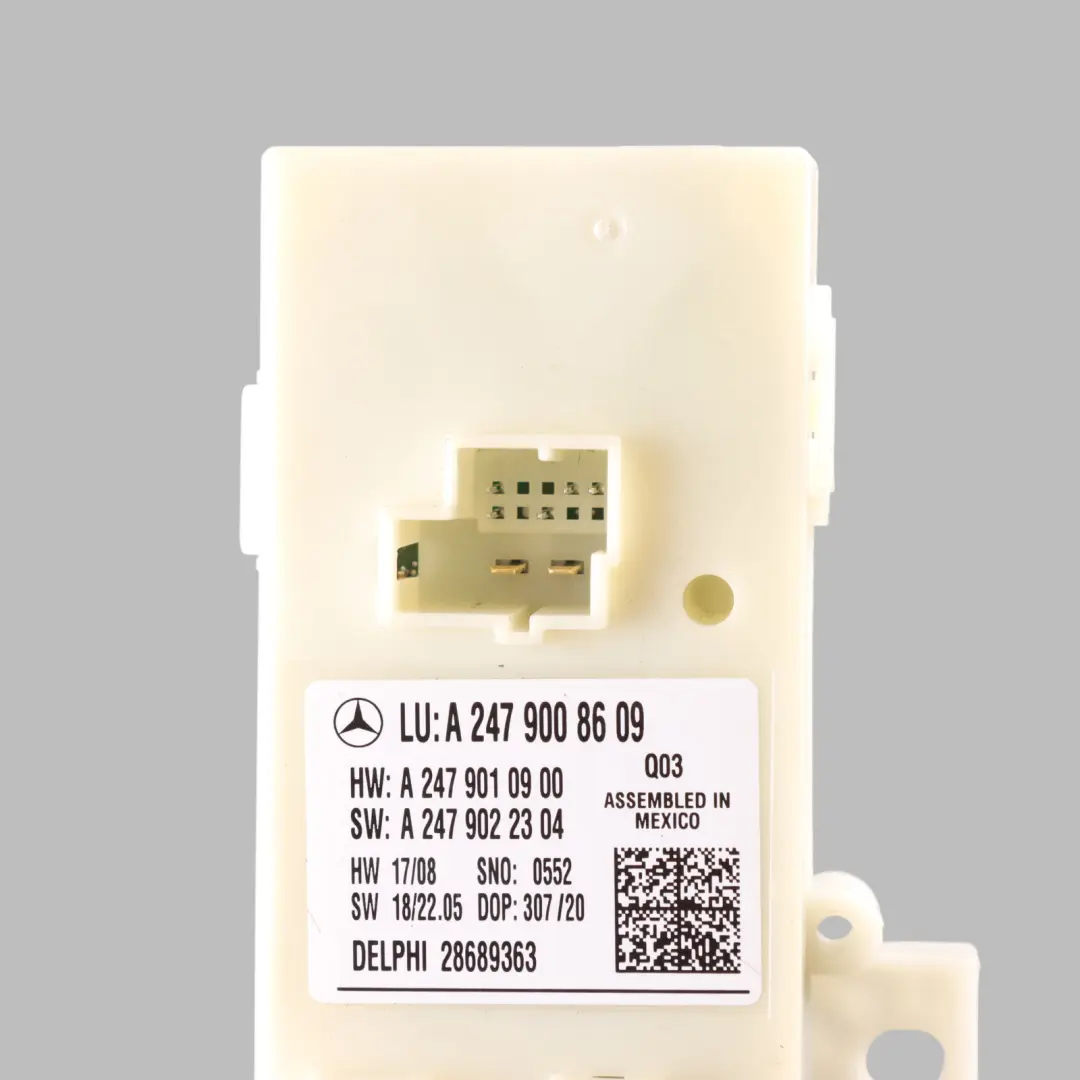 Boot Lid Tailgate ECU Control Unit Module to Mercedes X118 W247 with Part number A2479008609 Mercedes X118 W247 Boot Lid Tailgate ECU Control Unit Module - SKU A2479008609 - Part number A2479008609