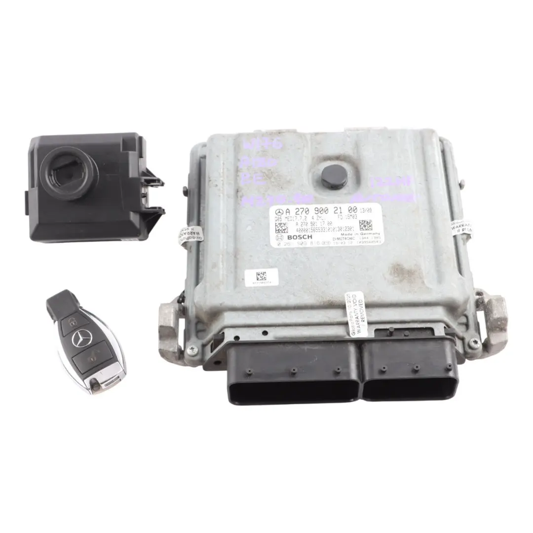 Mercedes W176 M270.910 122HP Engine Control ECU Kit Automatic - SKU A2709002100-12 - Part number A2709002100
