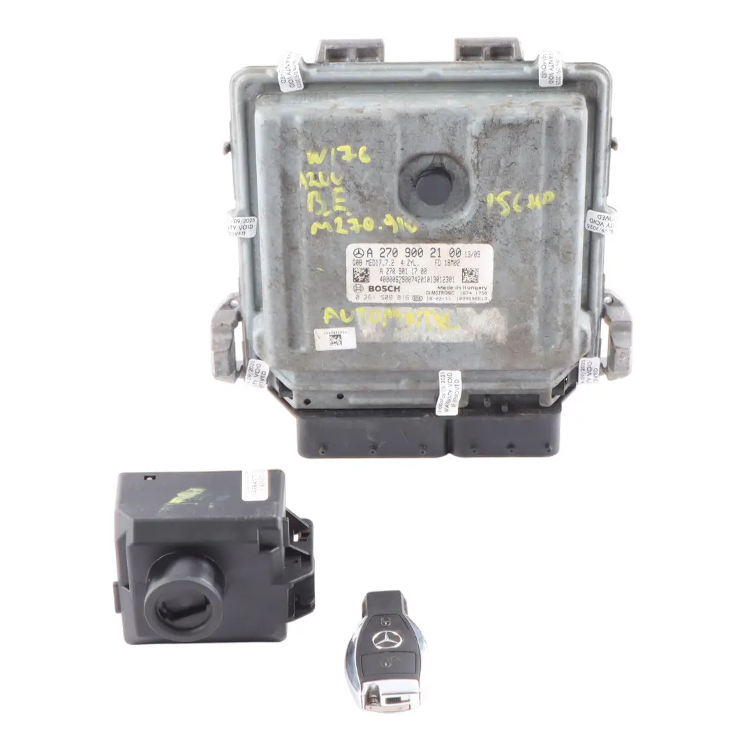 A200 BE M270 156HP Engine ECU Kit Automatic to Mercedes C117 W176 W246 with Part number A2709002100 Mercedes C117 W176 W246 A200 BE M270 156HP Engine ECU Kit Automatic - SKU A2709002100-17 - Part number A2709002100