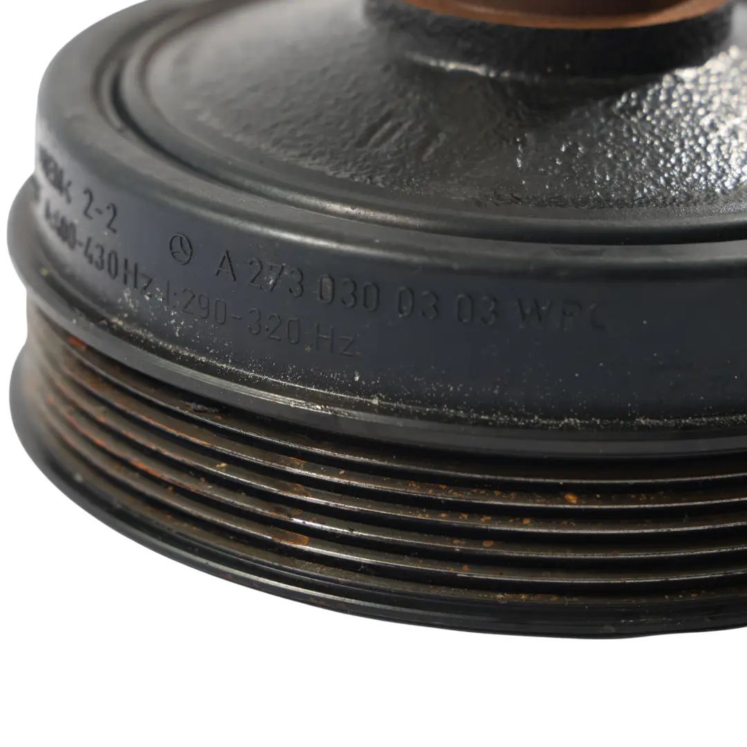 Kurbelwellenriemenscheibe Schwingungsdämpfer Rad A2730300303 für Mercedes W203 W212 mit Teilenummer A2730300803 Mercedes W203 W212 Kurbelwellenriemenscheibe Schwingungsdämpfer Rad A2730300303 - SKU A2730300803 - Teilenummer A2730300803