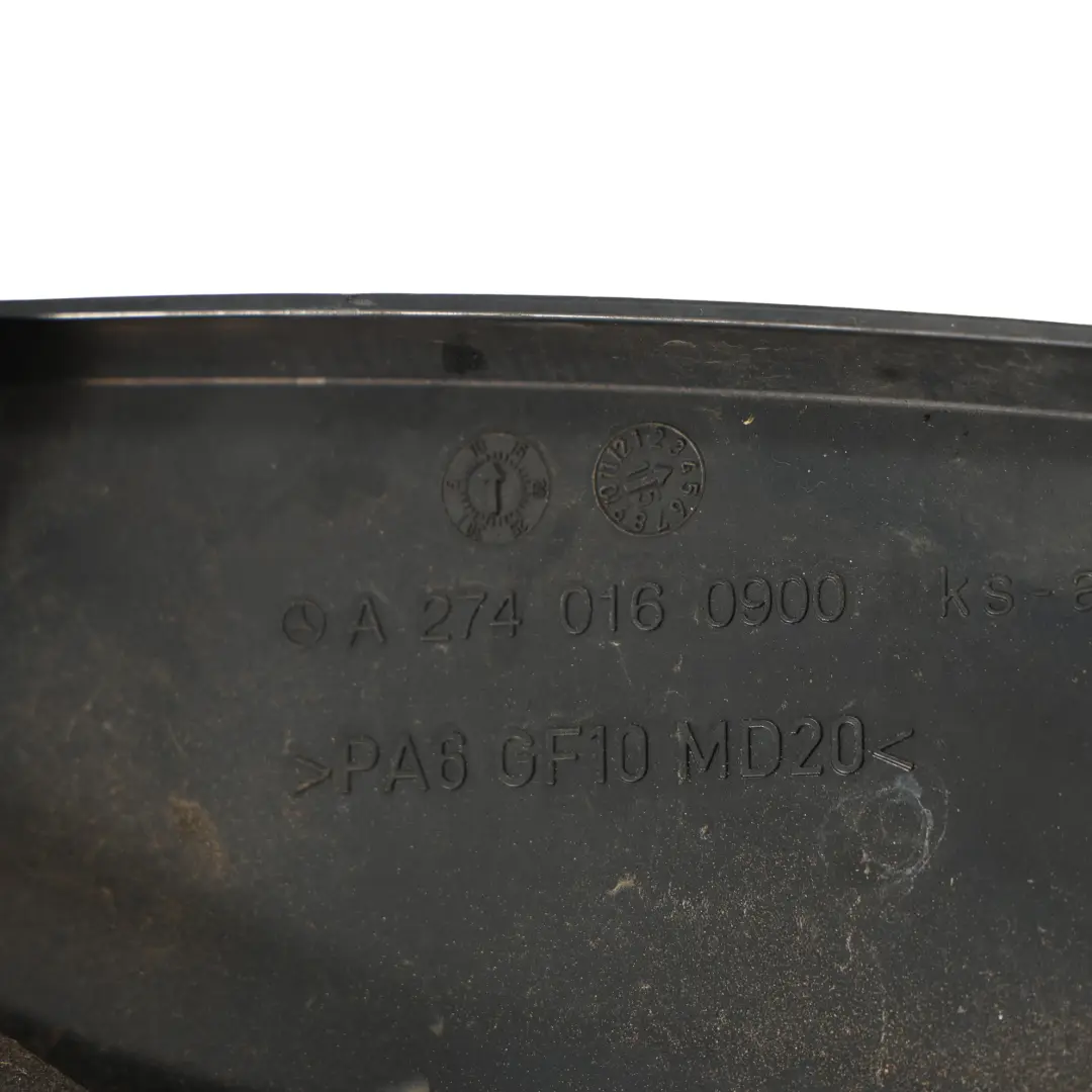 Mercedes W204 C207 W212 Osłona Pokrywa Silnika M274 Benzyna - SKU A2740160900-1 - Numer Części A2740160900