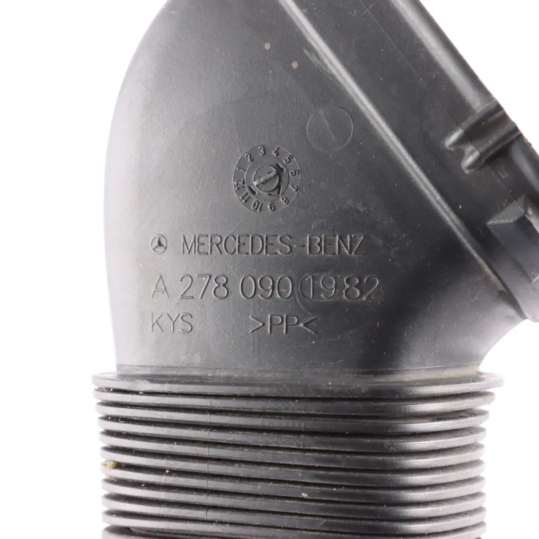 Intake Pipe Hose Line Left N/S V8 Petrol to Mercedes C216 W221 Air with Part number A2780901982 Mercedes C216 W221 Air Intake Pipe Hose Line Left N/S V8 Petrol - SKU A2780901982 - Part number A2780901982