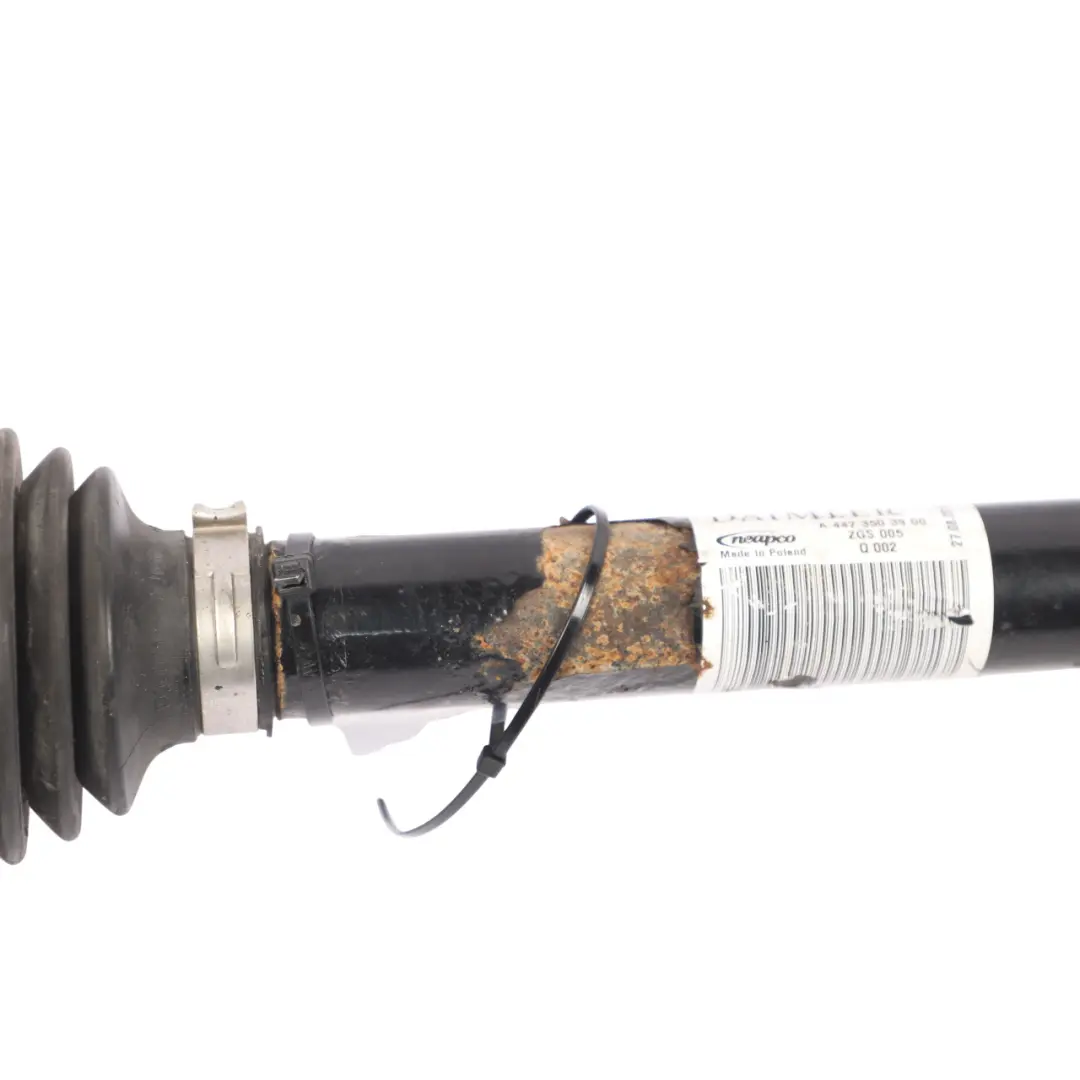 Albero di trasmissione posteriore sinistro destro per Mercedes W447 con numero di parte A4473503900 Mercedes W447 Albero di trasmissione posteriore sinistro destro - SKU A4473503900 - Numero di parte A4473503900