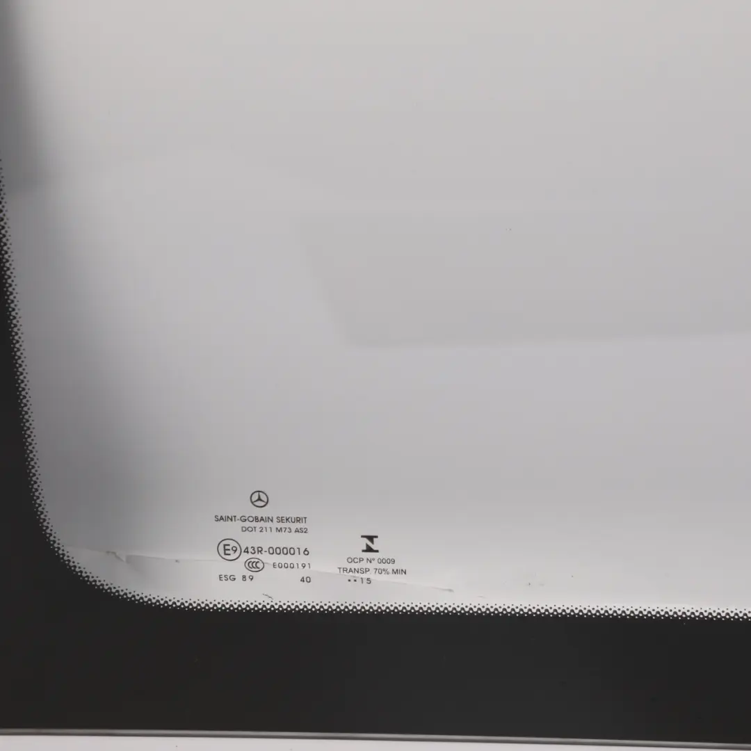 Side Window Right O/S Sliding Door Glass AS2 to Mercedes Vito W447 with Part number A4477350109 Mercedes Vito W447 Side Window Right O/S Sliding Door Glass AS2 - SKU A4477350109 - Part number A4477350109