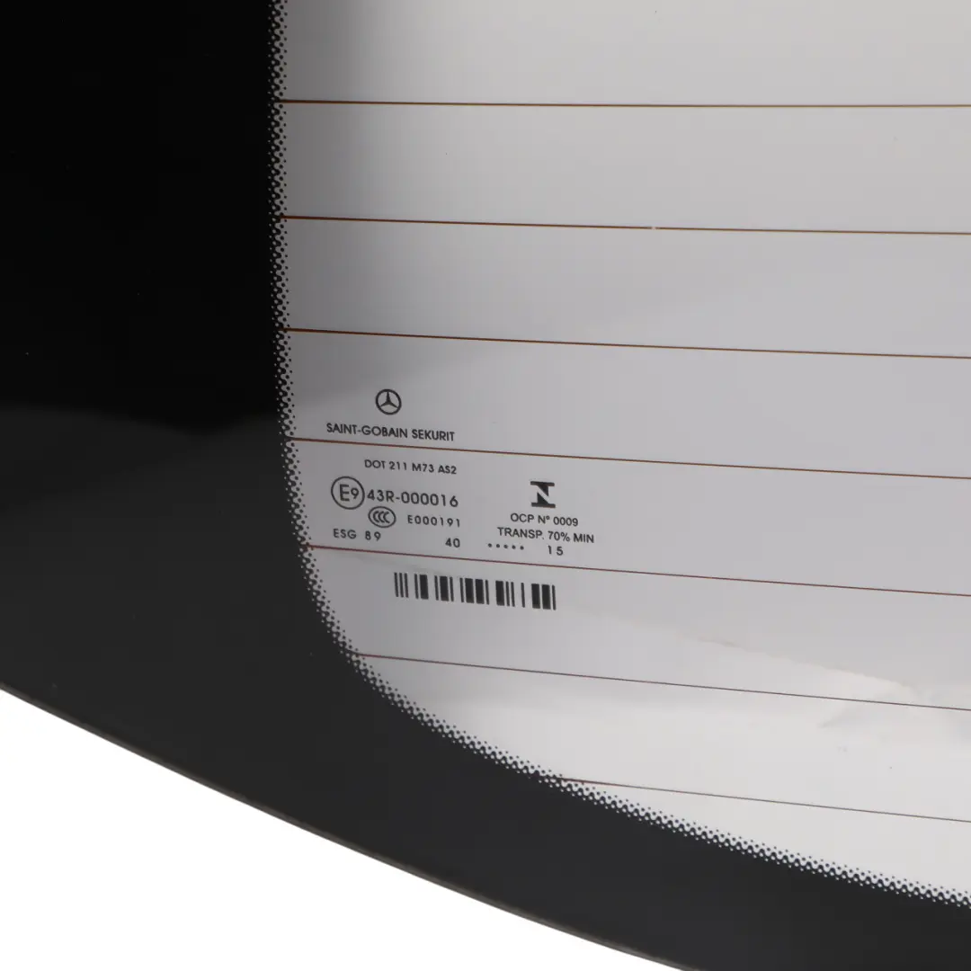 Window Glass Panel Glazing AS2 to Mercedes W447 Rear Tailgate with Part number A4477450110 Mercedes W447 Rear Tailgate Window Glass Panel Glazing AS2 - SKU A4477450110 - Part number A4477450110