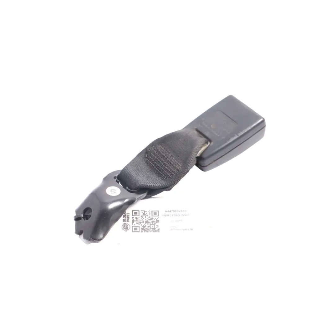 Mercedes Vito W447 Seat Belt Buckle Clip Front Right O/S - SKU A4478602869 - Part number A4478602869