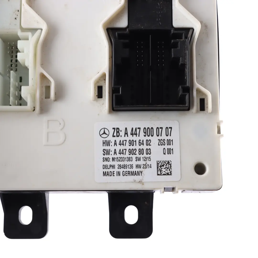 Mercedes Vito W447 Fuse Box Relay Control Unit Module - SKU A4479000707 - Part number A4479000707