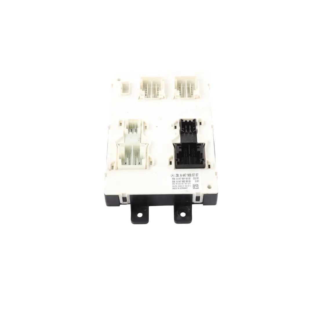 Fuse Box Relay Control Unit Module to Mercedes Vito W447 with Part number A4479000707 Mercedes Vito W447 Fuse Box Relay Control Unit Module - SKU A4479000707 - Part number A4479000707