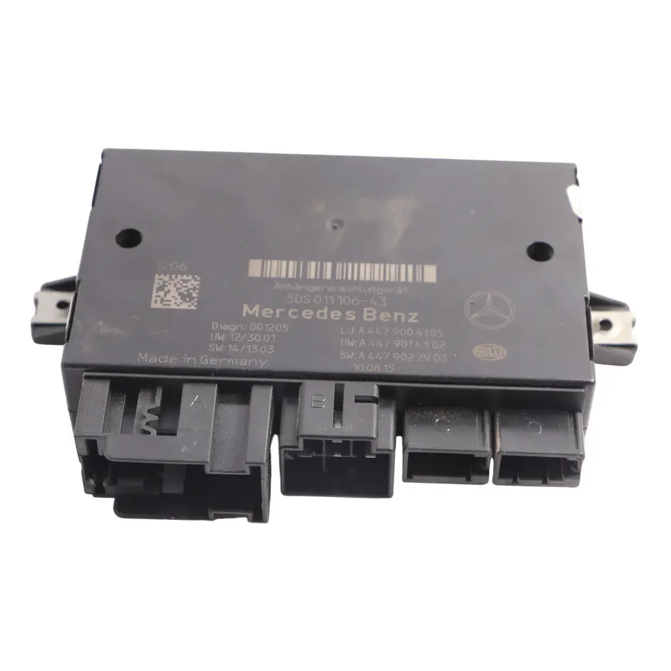 Mercedes W447 Tow Bar Towing Control Module Unit ECU A4479004105